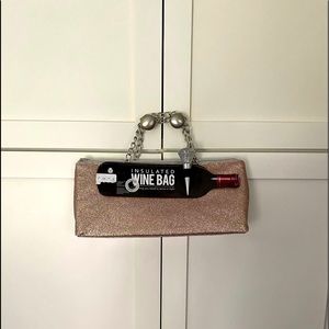 Insulated Engagement Wine Bag With Diamond Wine Topper